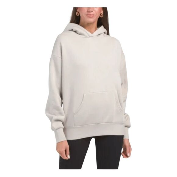 IVL Collective Oversized Hoodie Sweatshirt Soft Charcoal Gray Fleece S - Picture 3 of 9